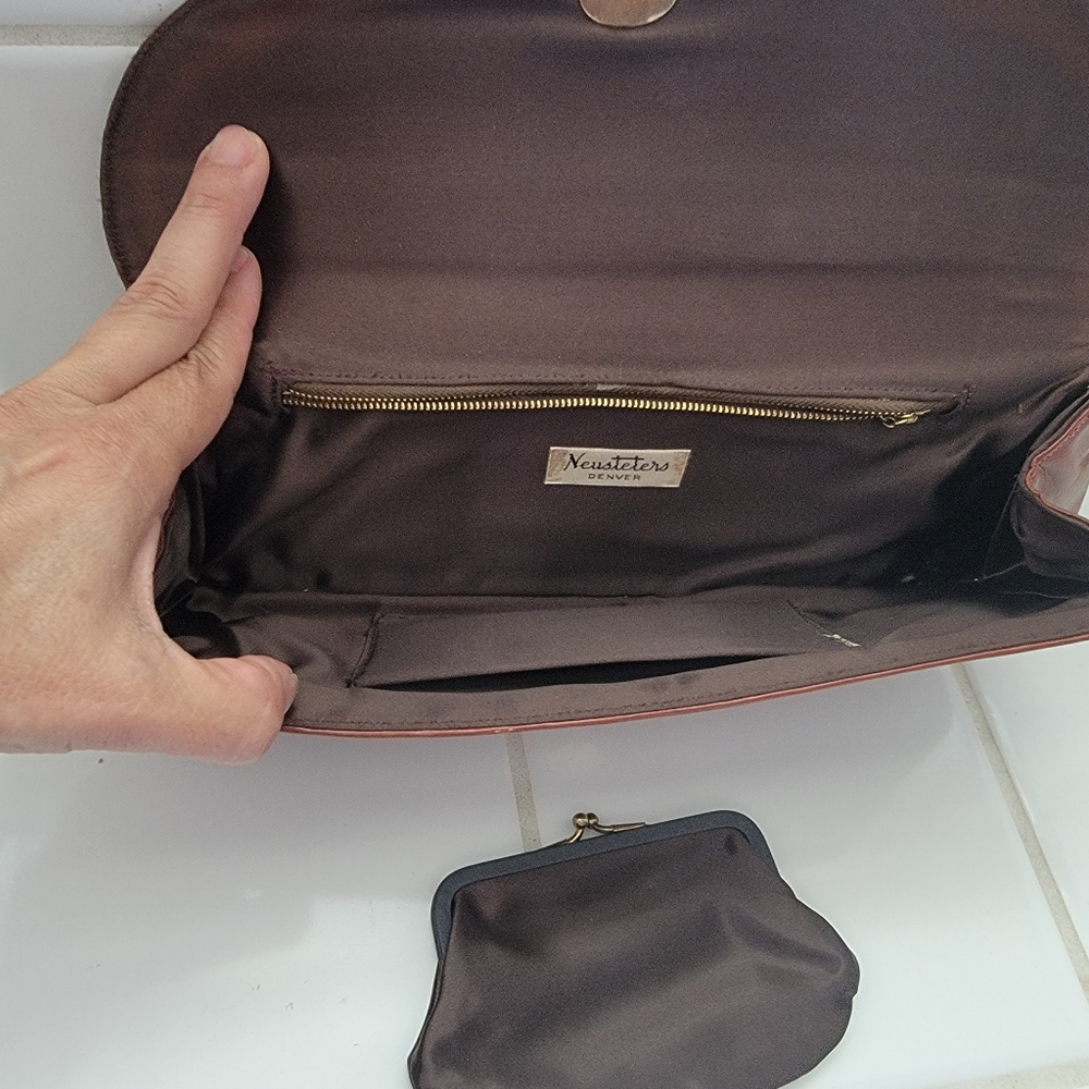 Neusteters Denver Vintage Brown Clutch - Picture 4 of 14